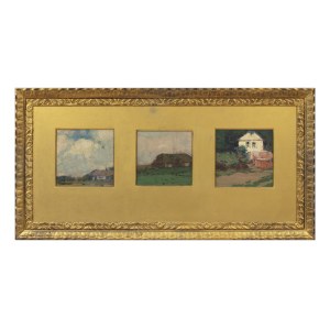 ALOIS KALVODA (Tscheche / Böhme 1875 - 1934) - Jugendstil-Triptychon