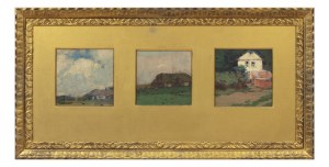 ALOIS KALVODA (CZECH / BOHEMIAN 1875 - 1934) - Art Nouveau Triptych