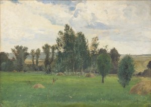 ALOIS KALVODA (CZECH / BOHEMIAN 1875 - 1934) - In the Meadows