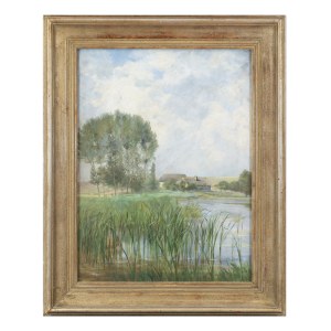 BEDŘICH PLAŠKE (TSCHECHISCH / BOHEMISCH 1875 - 1952) - Teich in Okoř
