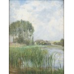 BEDŘICH PLAŠKE (TSCHECHISCH / BOHEMISCH 1875 - 1952) - Teich in Okoř