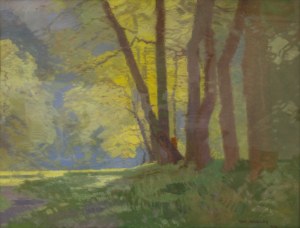 ROMAN HAVELKA (CZECH / BOHEMIAN 1877 - 1950) - Sunlit Landscape