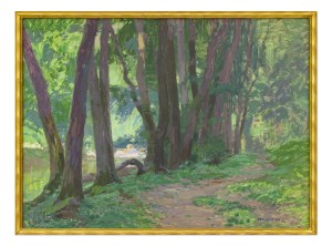 ROMAN HAVELKA (CZECH / BOHEMIAN 1877 - 1950) - Landscape with Trees