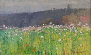 ROMAN HAVELKA (CZECH / BOHEMIAN 1877 - 1950) - Poppy Field