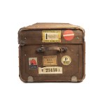 LEO PUTZ (GERMAN / ITALIAN 1869 - 1940) - Travel Trunk and a Group of Period Documents