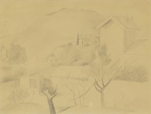 OTAKAR KUBÍN / OTHON COUBINE (CZECH / BOHEMIAN / FRENCH 1883 - 1969) - French Landscape
