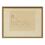 OTAKAR KUBÍN / OTHON COUBINE (CZECH / BOHEMIAN / FRENCH 1883 - 1969) - Reclining Female Nude