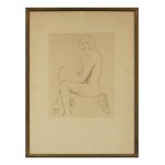 OTAKAR KUBÍN / OTHON COUBINE (CZECH / BOHEMIAN / FRENCH 1883 - 1969) - Seated Female Nude