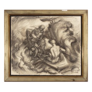 LINKA PROCHÁZKOVÁ (CZECH / BOHEMIAN 1884 - 1960) - Sailing on a Rough Sea