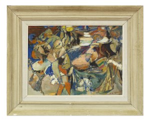 LUDWIK KLIMEK (POLAND / POLISH 1912 - 1992) - At the Market