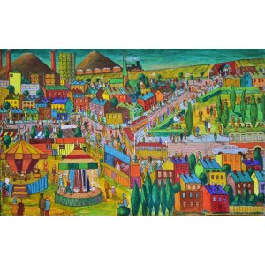 Pawel WRÓBEL (1913-1984), RIPUST ON SLĄSK, 1974