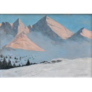 Leszek STAÑKO (1924-2010), WINTER VIEW ON THE ORLA PERCE, 1984