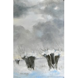 Gloria KOSSAK (1941-1991), SERCE. PĘKNIĘTE WIERZBY