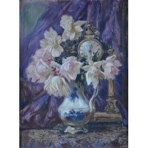 Stanislaw ZAWADZKI (1878-1960), Roses dans le plat 1926