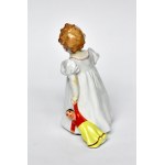 STATUETTA RAGAZZA CON BAMBOLA WASHINGTON