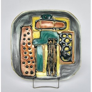 DECORATIVE PLATE WLOCLAWEK, CA. 1960