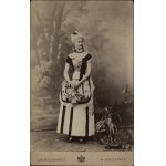 [Nineteenth century, KOSSAKOWSCY] Portrait of Aleksandra hr. Korwin-Kossakowska of the Kossaks h. Ślepowron, wife of Władysław Łempicki. Photo by Jan Mieczkowski. In Warsaw. Corner of Senatorska and Miodowa No. 1. 1880s of the 19th century. [Wojtkuszki]
