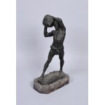 CZARNOWSKI Stanislaw (1872-1919) - Strongman. Bronze, 1934-1939 miniature sculpture.