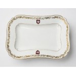 Platter from representative service with the emblem of Poland (Second Republic), Manufacture de Sèvres 1921, [1927-1940].
