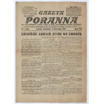 [Battle for Lviv] Morning Gazette of November 3, 1918. No. 4442, Year VIII. "Ukrainian coup in Lviv."