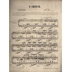 [CHOPIN Frédéric] Chopin Fr. - Bercceuse par F. Chopin A. V. Op. 57. pr. 5 f. /difficile/. Edition classique. 1e,2e,3e,4e et 5e series des chefs-d