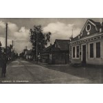Luninets. Pilsudski Street. Photo by K. Janowski. Postcard.