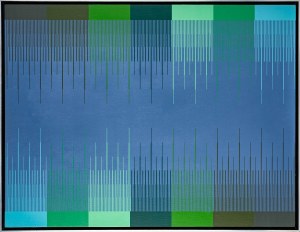 Richard Anuszkiewicz, Dark Blue, 1975