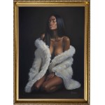 Katharine Rekiel, Half-Life of a Woman in White Fur, 2025