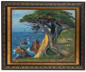 Wojciech Kossak (1856 Paryż - 1942 Kraków), Pejzaż z Monterey, 1932 r.