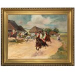 Jerzy Kossak (1886 Kraków - 1955 tamże), Wesele krakowskie, 1927 r.