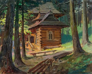 Leszek Stańko (1924 Sosnowiec-2010 Katowice), Kościółek w Jaszczurówce, 1961 r.