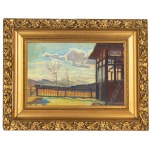 Stanisław Kamocki (1875 Warsaw - 1944 Zakopane), View from the veranda of Harenda