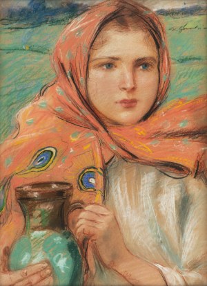 Stanisław Górski (1887 Kościan - 1955 Kraków), Dziewczyna z dzbanem