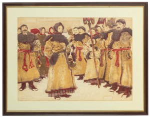 Władysław Jarocki (1879 Tarnopol - 1965 Kraków), Jordan I (Święto Jordanu) - z teki Lamus, Lwów, 1912 r.