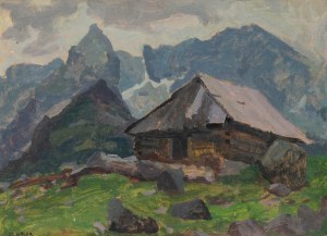 Stanisław Gałek (1876 Mokrzyska - 1961 Zakopane), Szałas na Hali Gąsienicowej