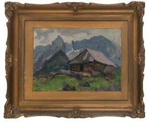 Stanisław Gałek (1876 Mokrzyska - 1961 Zakopane), Szałas na Hali Gąsienicowej
