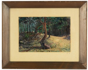 Leszek Stańko (1924 Sosnowiec-2010 Katowice), Poskręcana sosna, 1961 r.