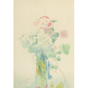 Leon Wyczółkowski (1852 Huta Miastkowska near Kielce - 1936 Warsaw), Flowers. Morning, 1928.