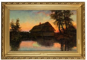 Wiktor Korecki (1890 Kamieniec Podolski - 1980 Milanówek), Widok na młyn wodny