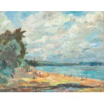 Zdzisław Przebindowski (1902 Kraków - 1986 tamże), Na plaży