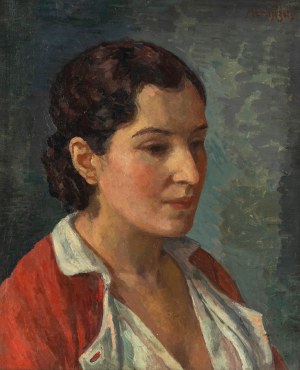 Maurycy Mędrzycki (1890 Łódź - 1951 Paul de Vance), Portret kobiety