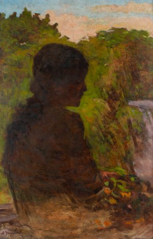 Zdzisław Jasiński (1863 Warszawa - 1932 tamże), Dziewczyna z kwiatami