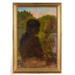 Zdzisław Jasiński (1863 Warsaw - 1932 there), Girl with flowers