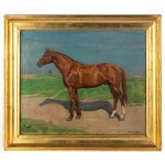 Jerzy Rupniewski (1888 Warsaw-1950 Świecie), Portrait of a Horse