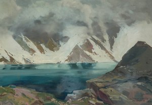 Leszek Stańko (1924 Sosnowiec-2010 Katowice), Morskie Oko w Tatrach, 1963 r.