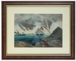 Leszek Stańko (1924 Sosnowiec-2010 Katowice), Morskie Oko w Tatrach, 1963 r.