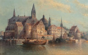 Karl Kaufmann (1843 Neuplachowitz - 1905 Wiedeń), Miasto nad rzeką