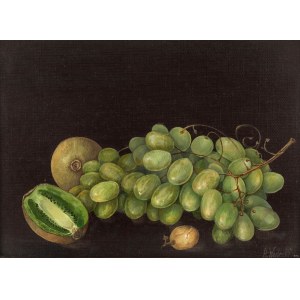Stanislaw Maria Wedecki (1951-2008), Still life with grapes