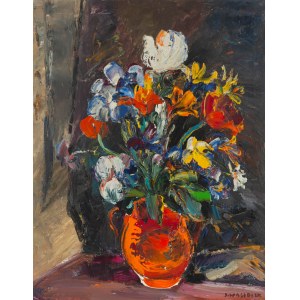 Józef Wasiołek (1921 Smarglin - 2008 Łódź), Blumen in einer Vase, 1979.