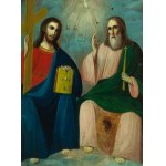 Icon - the Holy Trinity, Russia, 19th / 20th century.